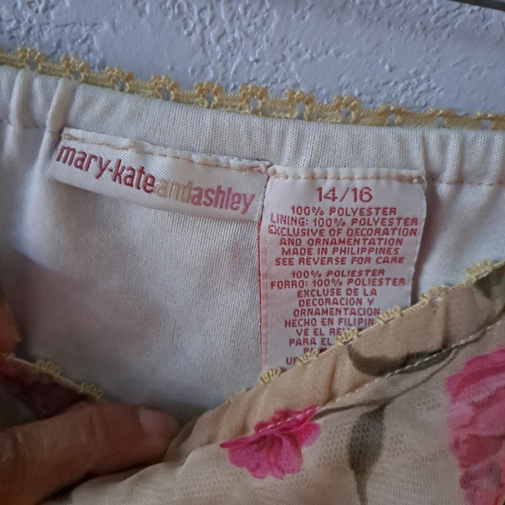 Mary-Kate And Ashley Floral Beige Skirt - Picture 8 of 8